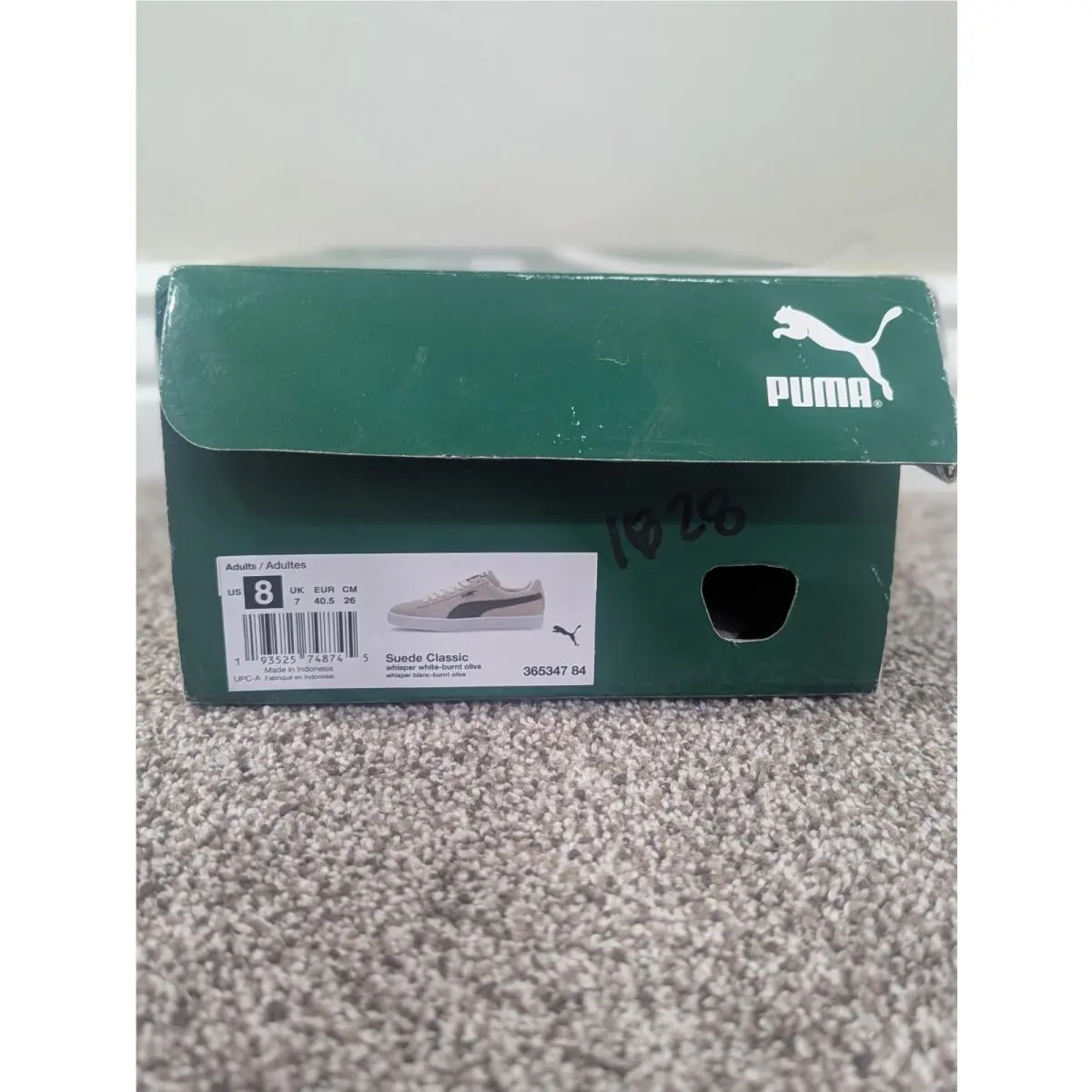 Puma shoes - PUMA Suede Classic - Suede Classic - 365347 84 - White/Green 6