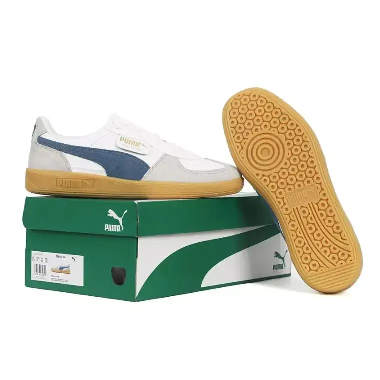 Puma shoes - PUMA Palermo - Palermo - 396464-14 - White / Blue Horizon / Gum 6