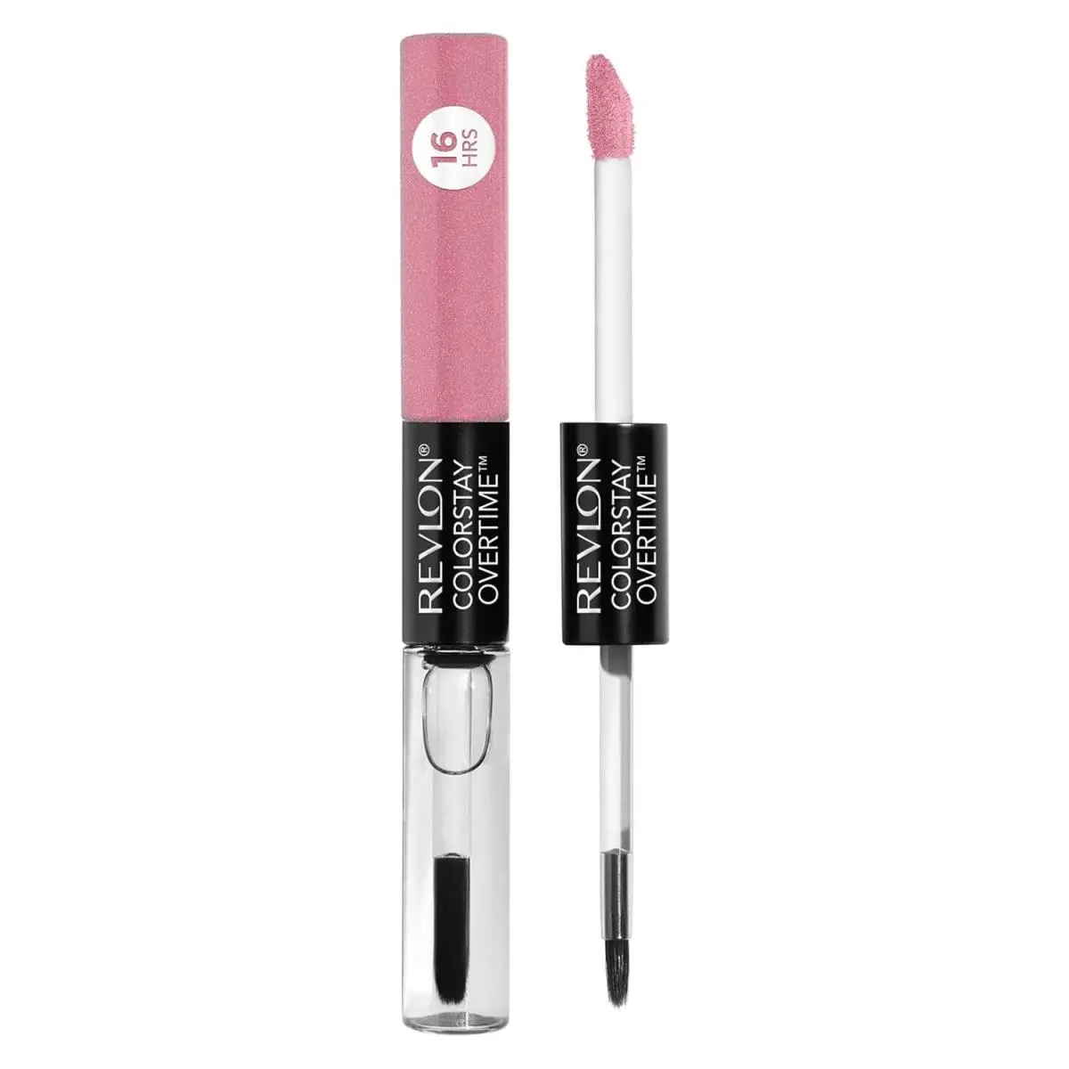 Revlon Liquid Lipstick with Clear Lip Gloss Forever Pink 410