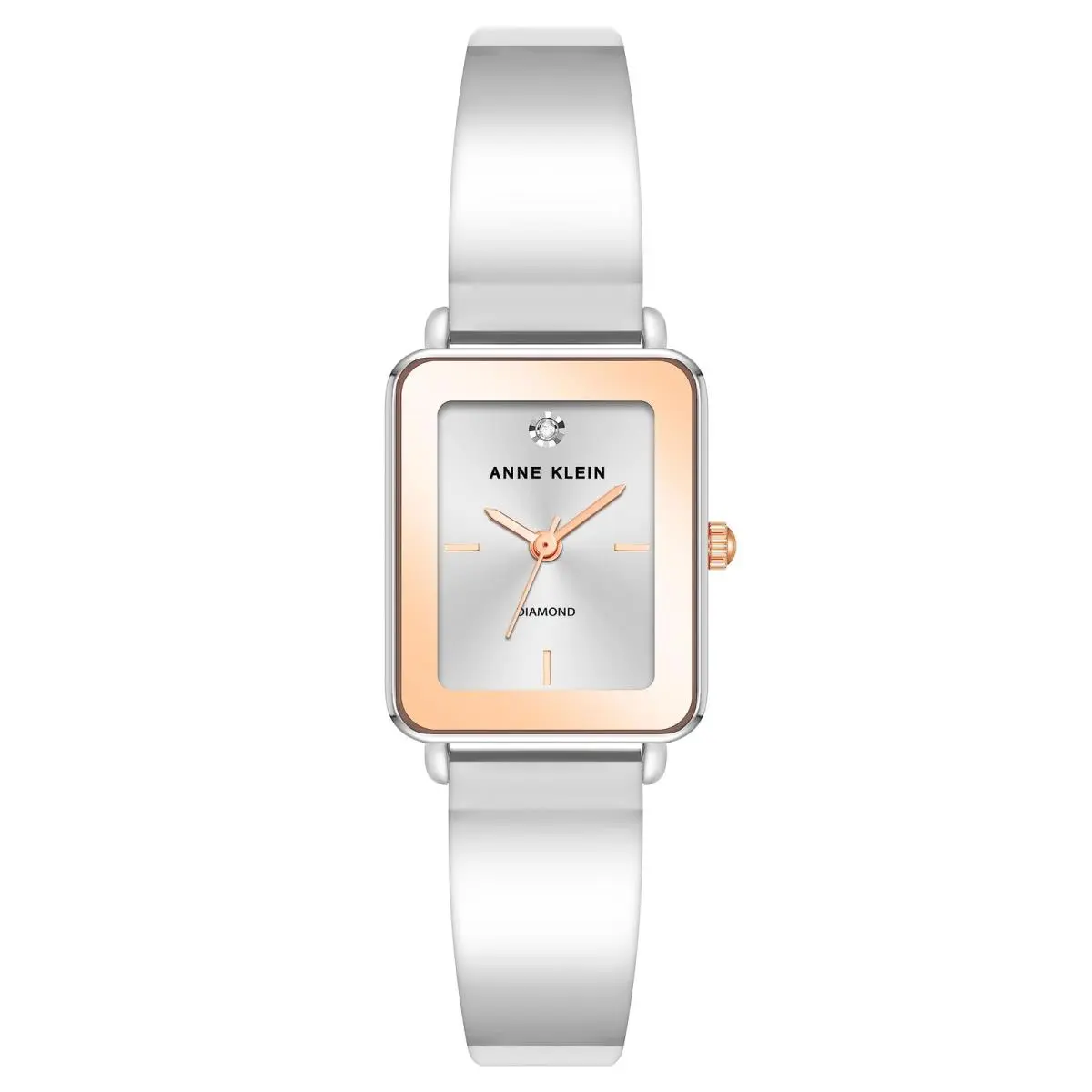 Anne Klein Women`s Diamond Dial Bracelet Watch AK/3987