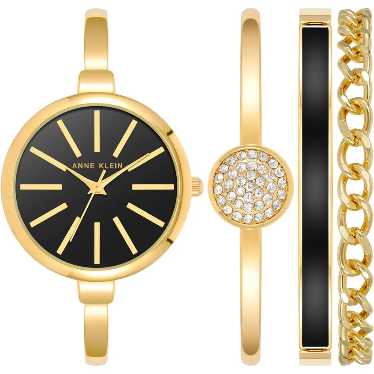 Anne Klein Women`s Bangle Watch and Bracelet Set