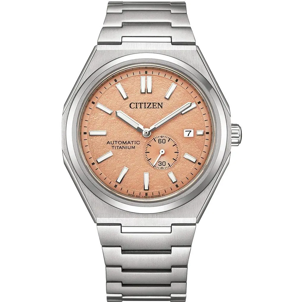 Citizen NJ0180-80Z Zenshin Automatic Super Titanium Salmon Dial Watch