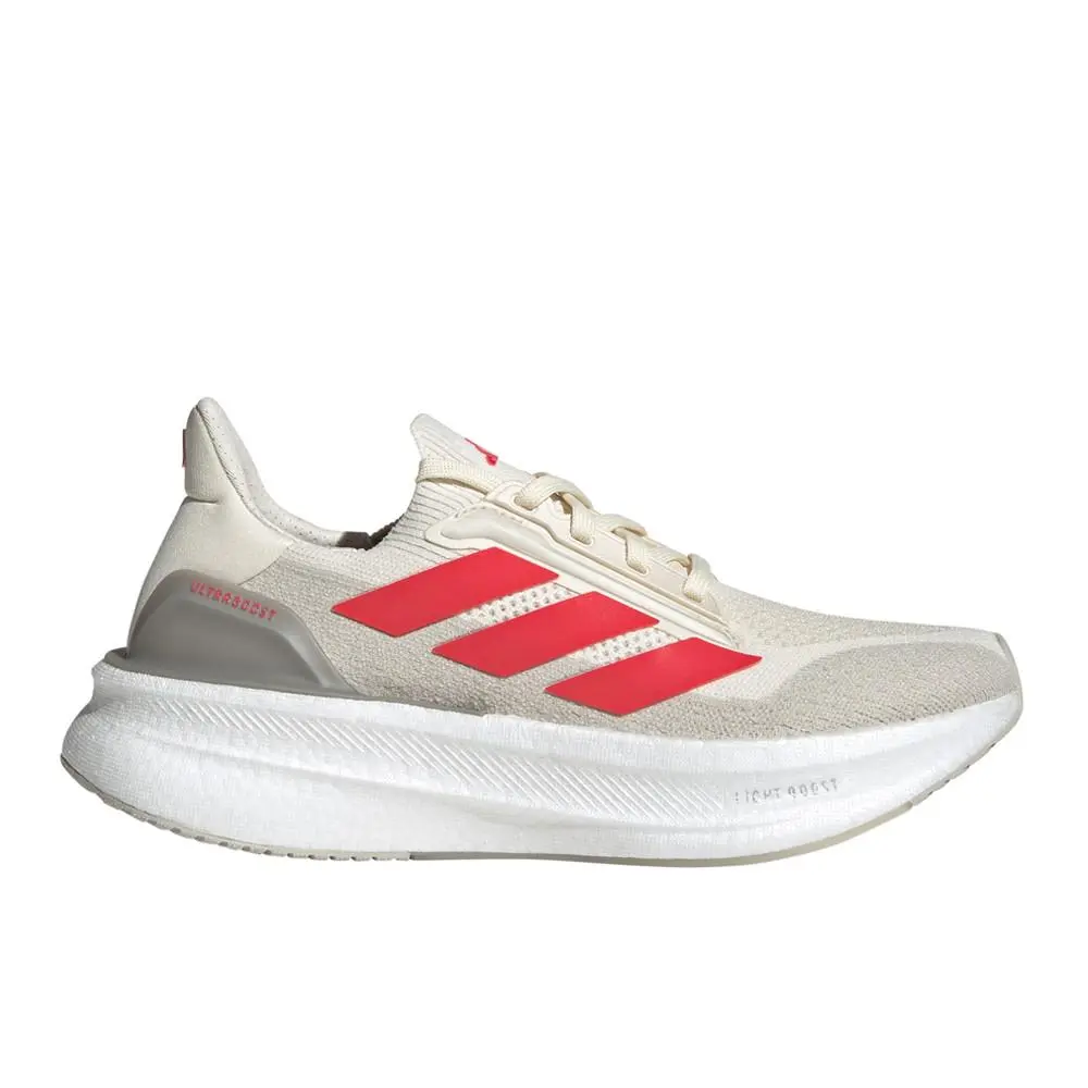 Adidas Ultraboost Ultra Boost 5X Womens Off White Sneakers Athletic Shoes JH902
