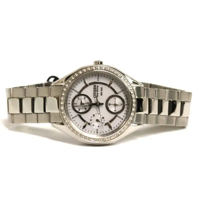 Citizen Drive Swarovski Crystal Accented Women`s Eco-drive Watch WR-100