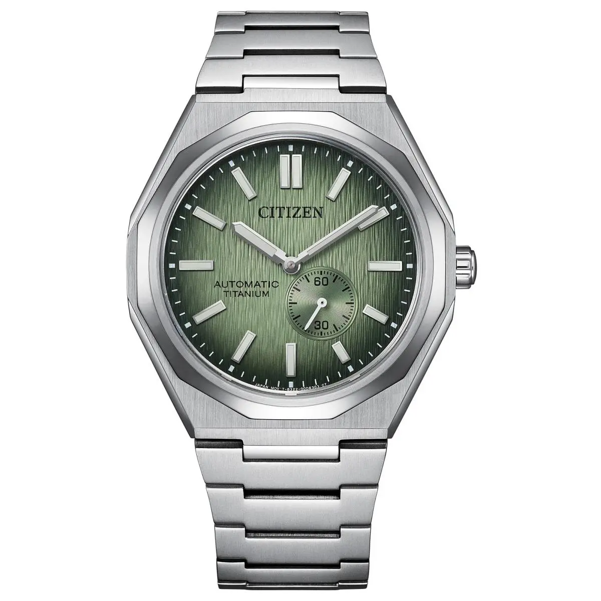 Citizen NK5020-58X Zenshin 60 Automatic Titanium Green Dial Watch