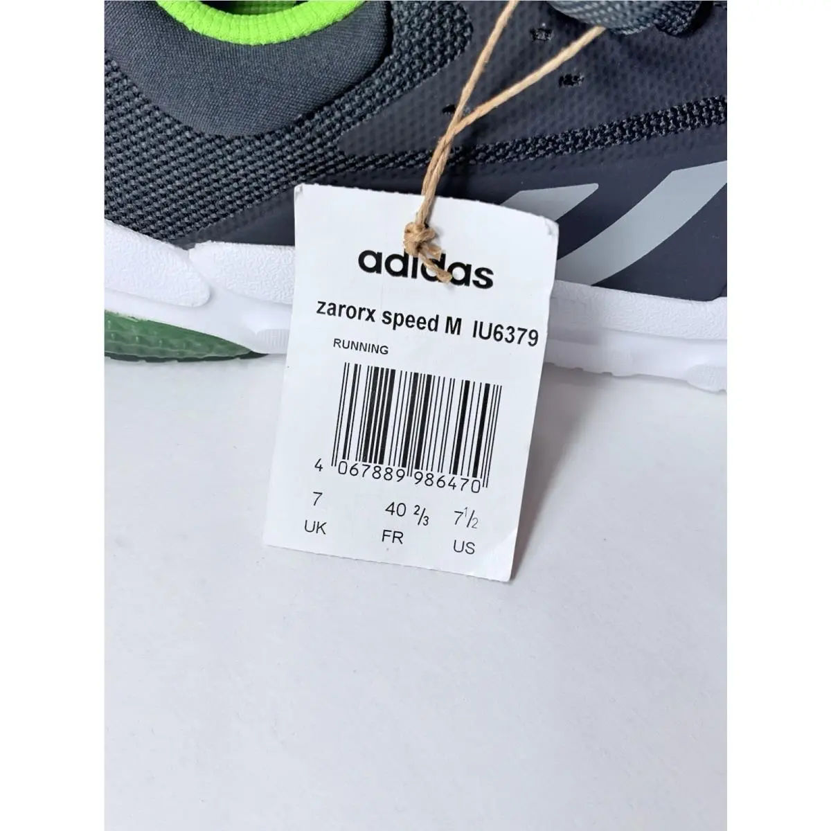 Adidas shoes - Zarorx Speed M - Zarorx Speed - IU6379 - Gray/White/Lime 15
