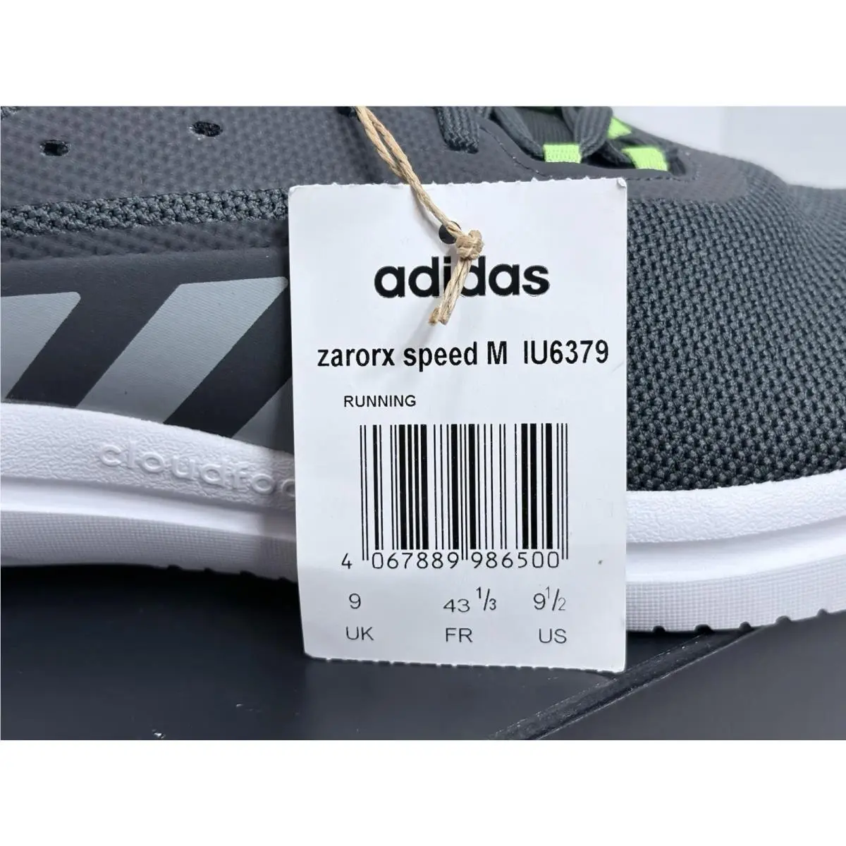 Adidas shoes - Zarorx Speed M - Zarorx Speed - IU6379 - Gray/White/Lime 17