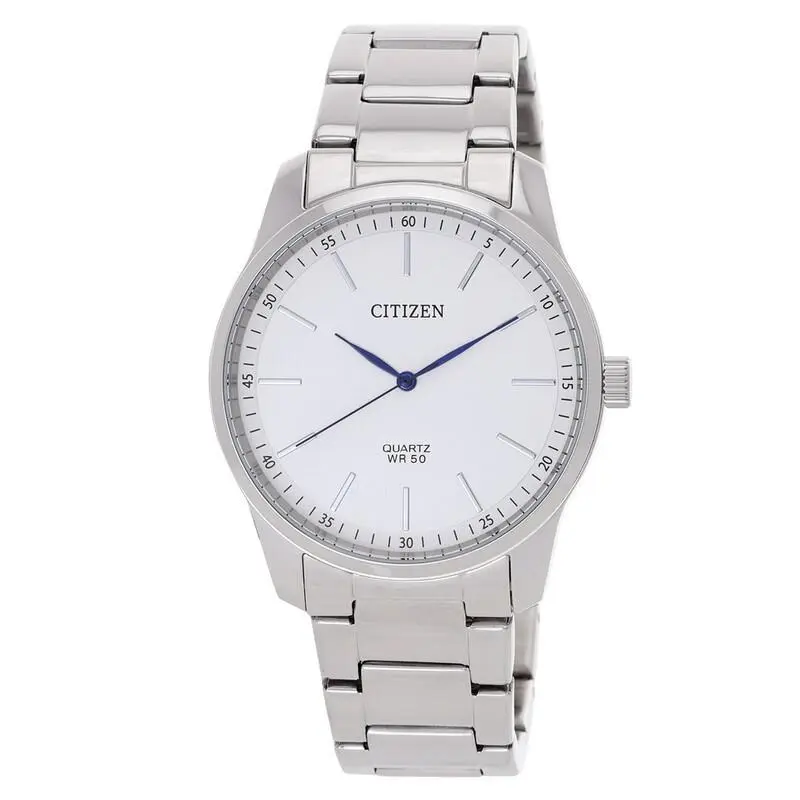 Citizen Men`s White Dial Stainless Steel Quartz Watch - BH5000-59A