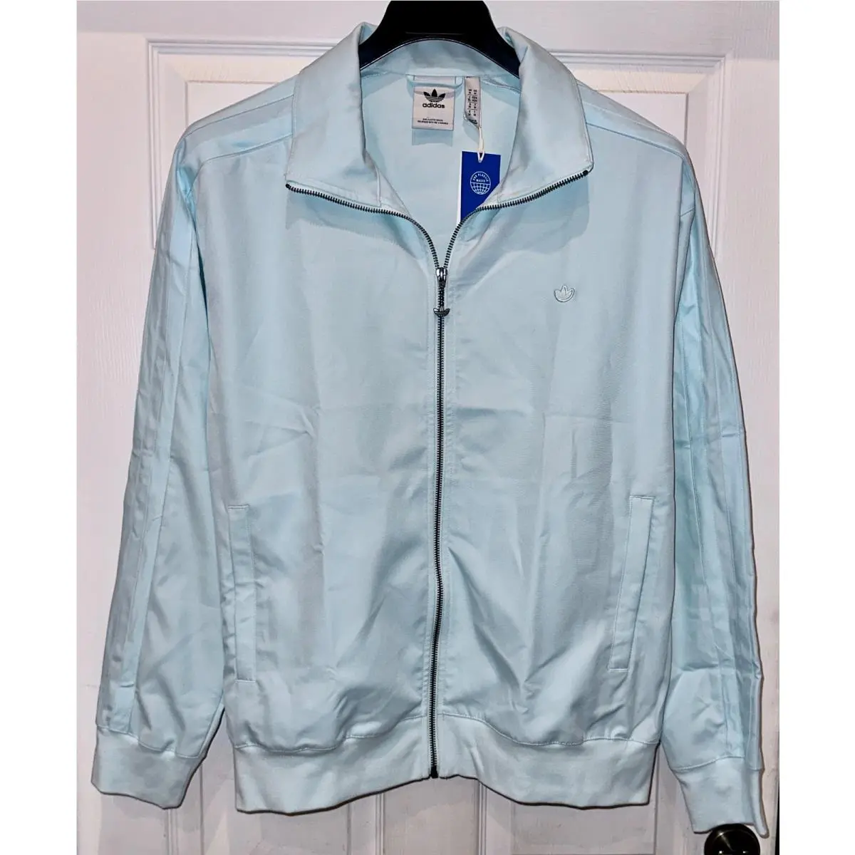 Adidas clothing - Adidas C Q3 TT Adicolor Contempo Track Jacket - HK2916 - Blue 11