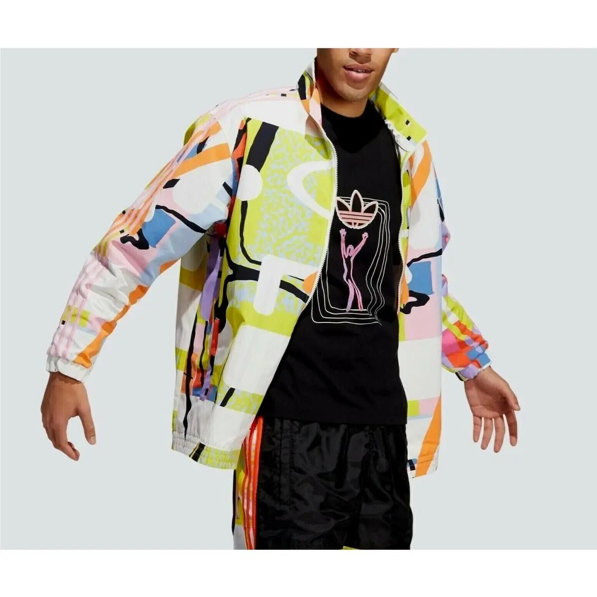 Adidas clothing - Adidas Pride Love Unites Windbreaker - H43971 - Multi-Color 11