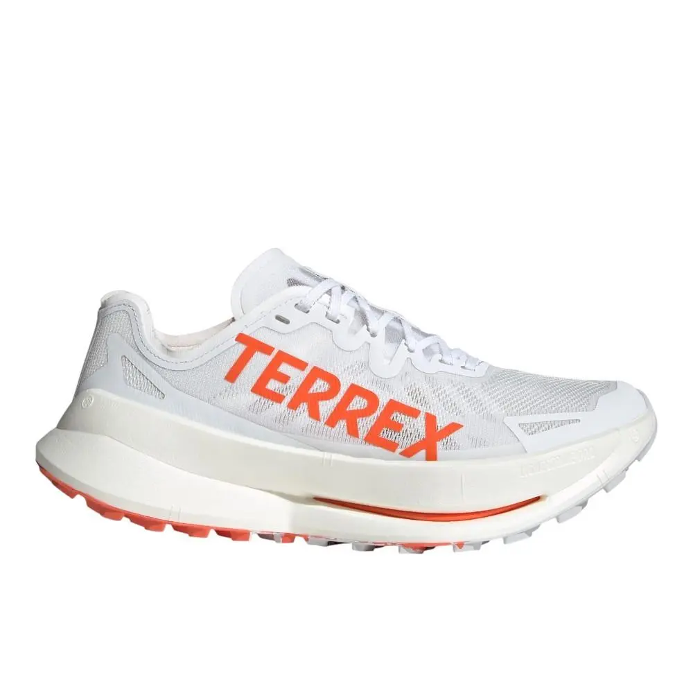 Adidas Terrex Agravic Speed Ultra Trail Running Mens White Sneakers Athletic Sh