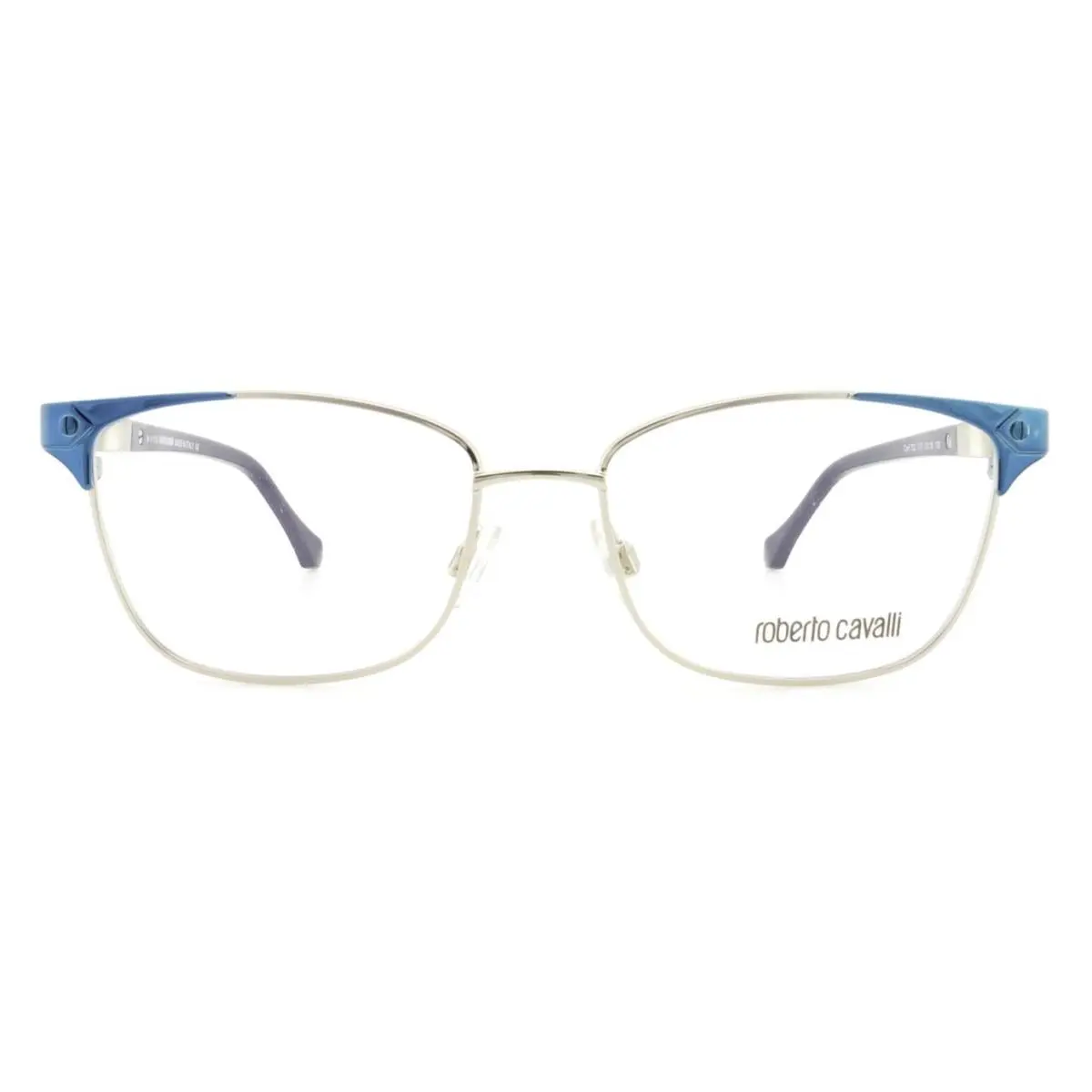Roberto Cavalli Unisex Teal Navy Blue Eyeglasses RC 0762 Cerf