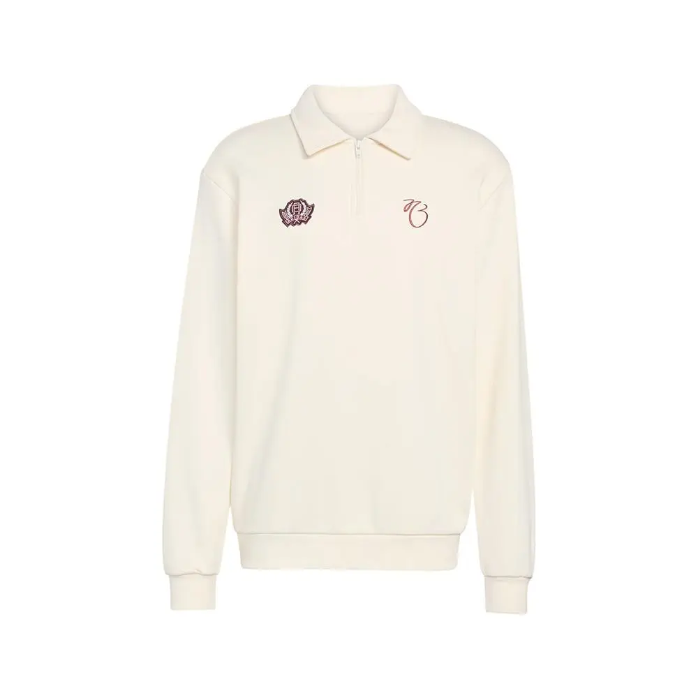 Adidas Jude Bellingham Loose Half Zip Sweater Mens White SB1158-KD6496