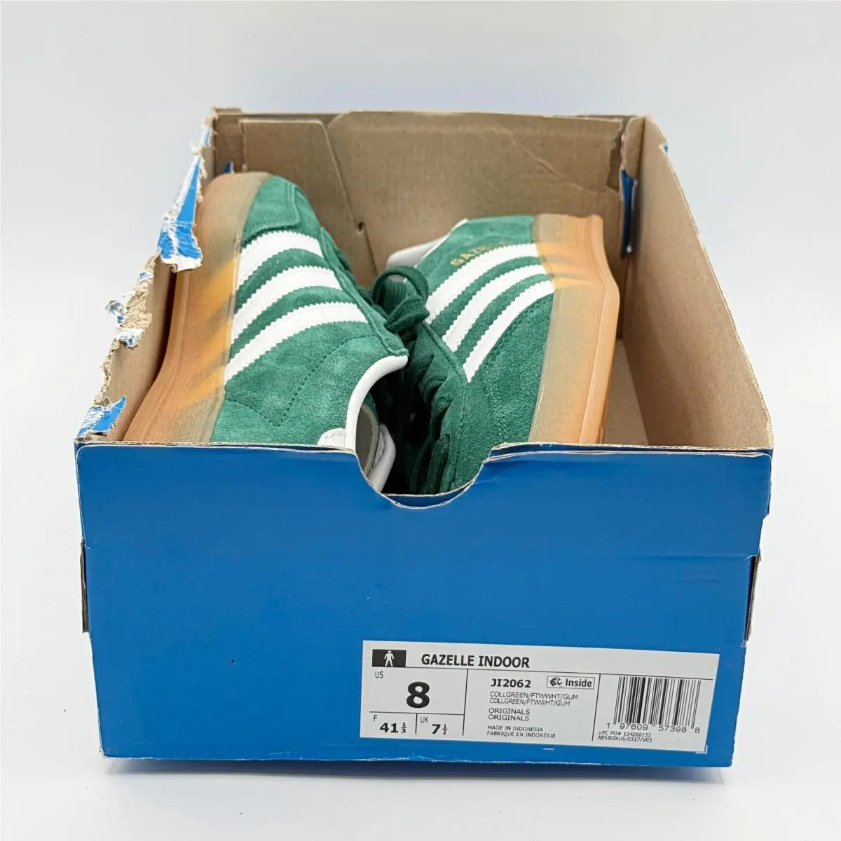Adidas shoes - adidas Gazelle Indoor - Gazelle Indoor - JI2062 - Green (UPC: 197609573988) 0