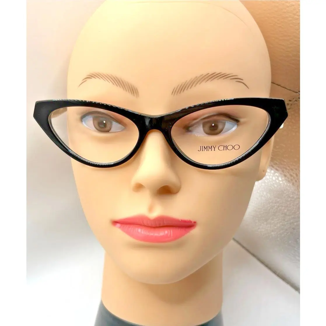 Jimmy Choo JC 3005 5000 Black Glitter Eyeglasses 53-16-140