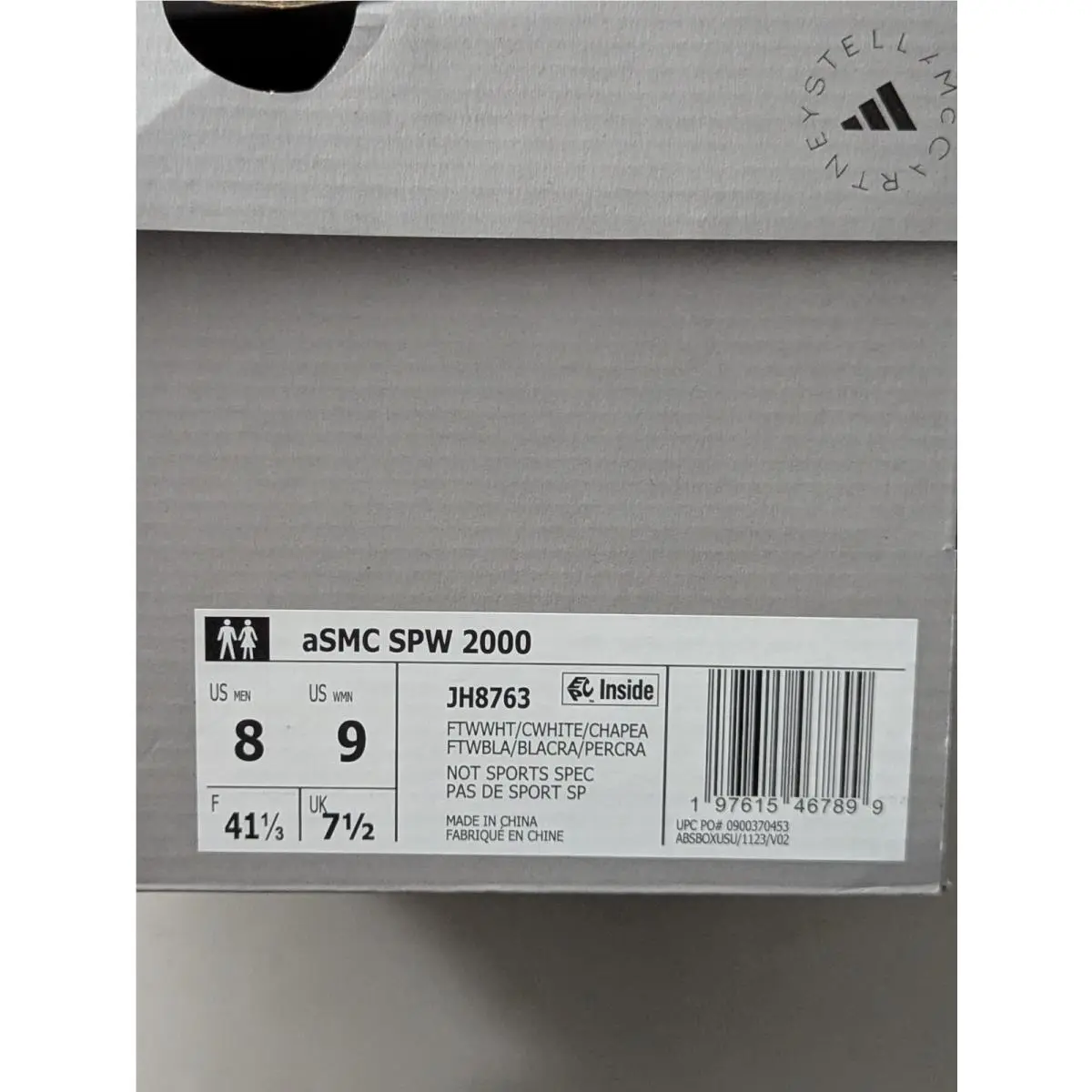Adidas shoes - adidas by Stella McCartney Sportswear 2000 - JH8763 - White (UPC: 197615467899) 4