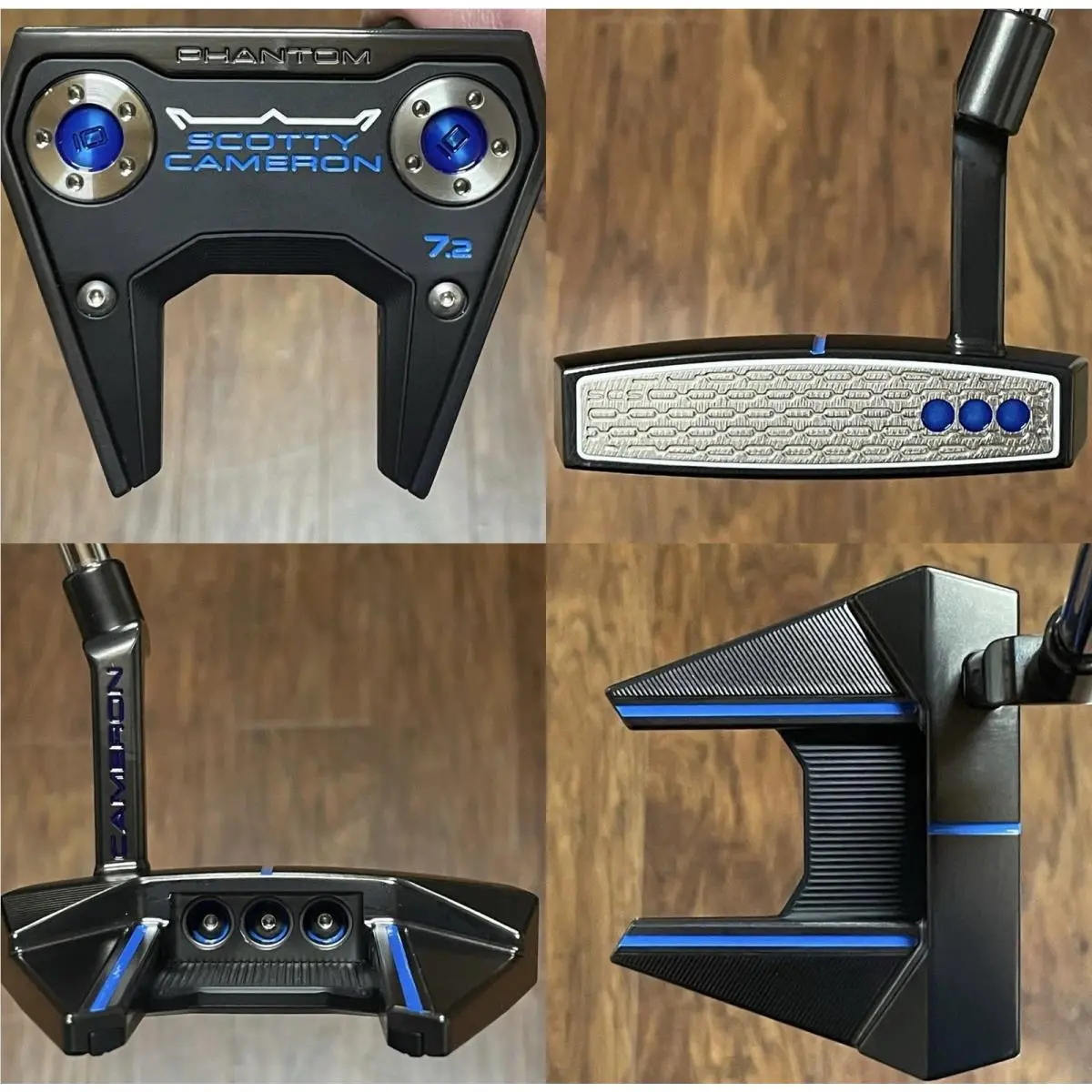 Scotty Cameron 2026 Phantom 7.2 Putter - - Xtreme Dark Finish - Blu