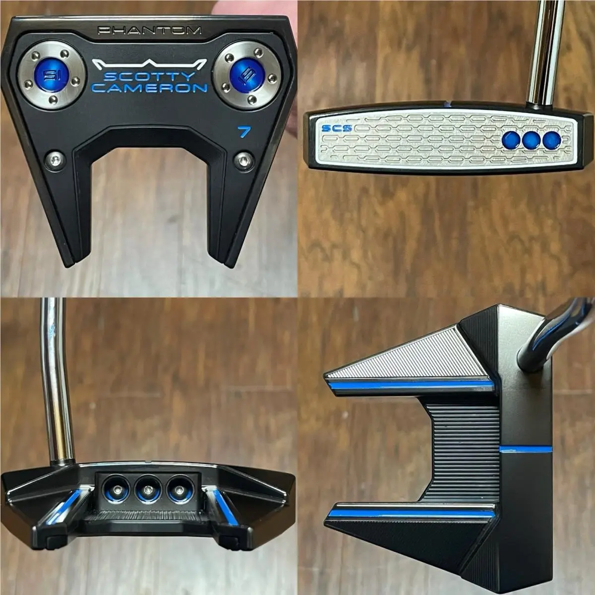 Scotty Cameron 2026 Phantom 7 Putter - - Xtreme Dark Finish - Blu