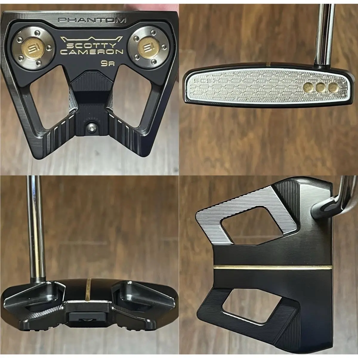 Scotty Cameron 2026 Phantom 9R Putter - - Xtreme Dark Finish - Gld