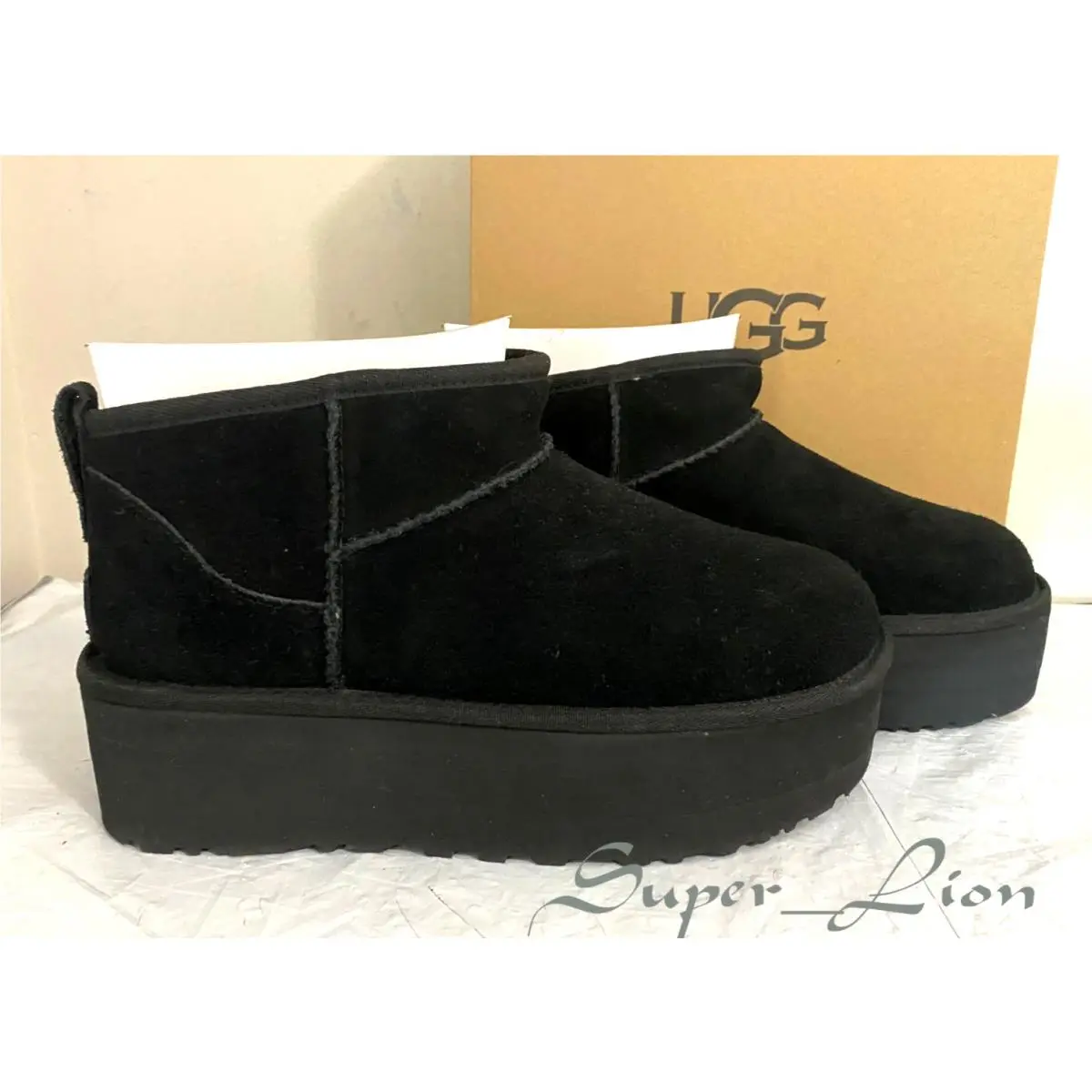 UGG shoes - UGG Australia Ultra Mini Platform - Black 9