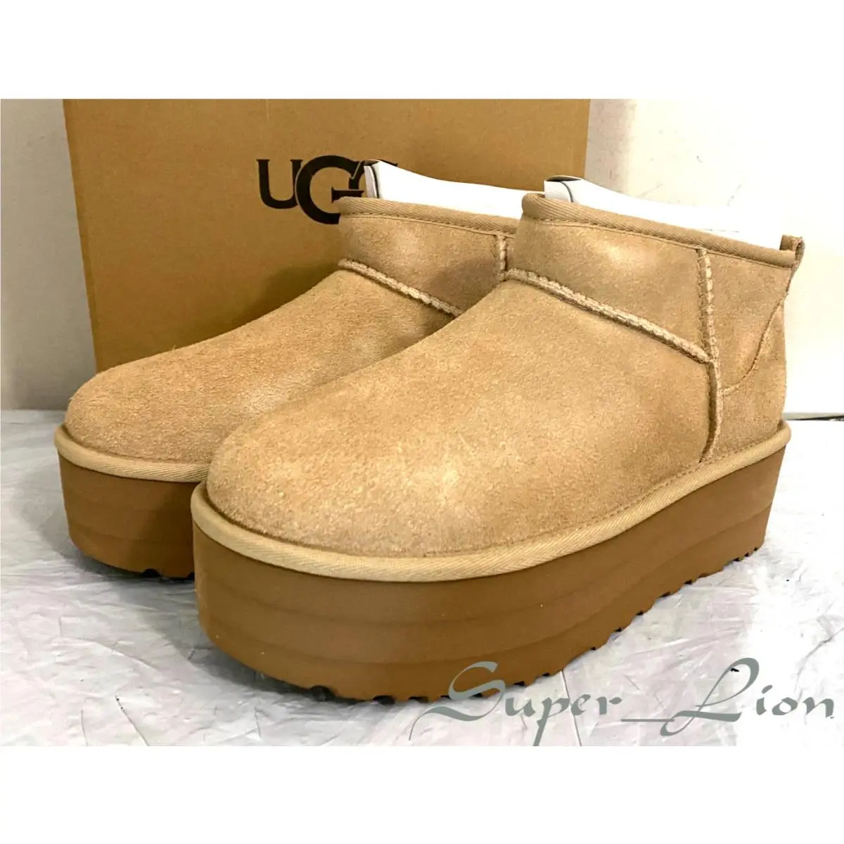 UGG shoes - UGG Australia Ultra Mini Platform - Sand 0