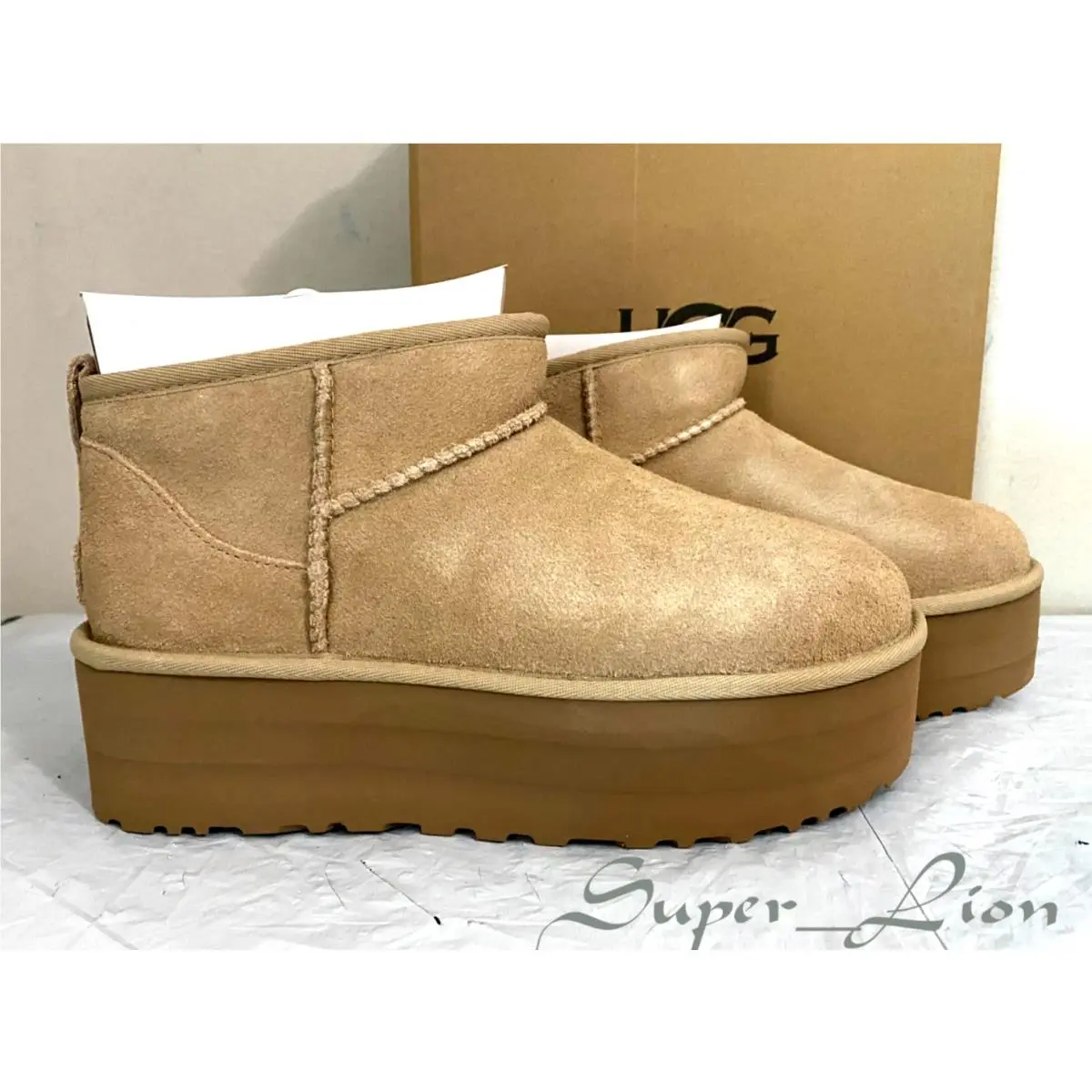 UGG shoes - UGG Australia Ultra Mini Platform - Sand 1