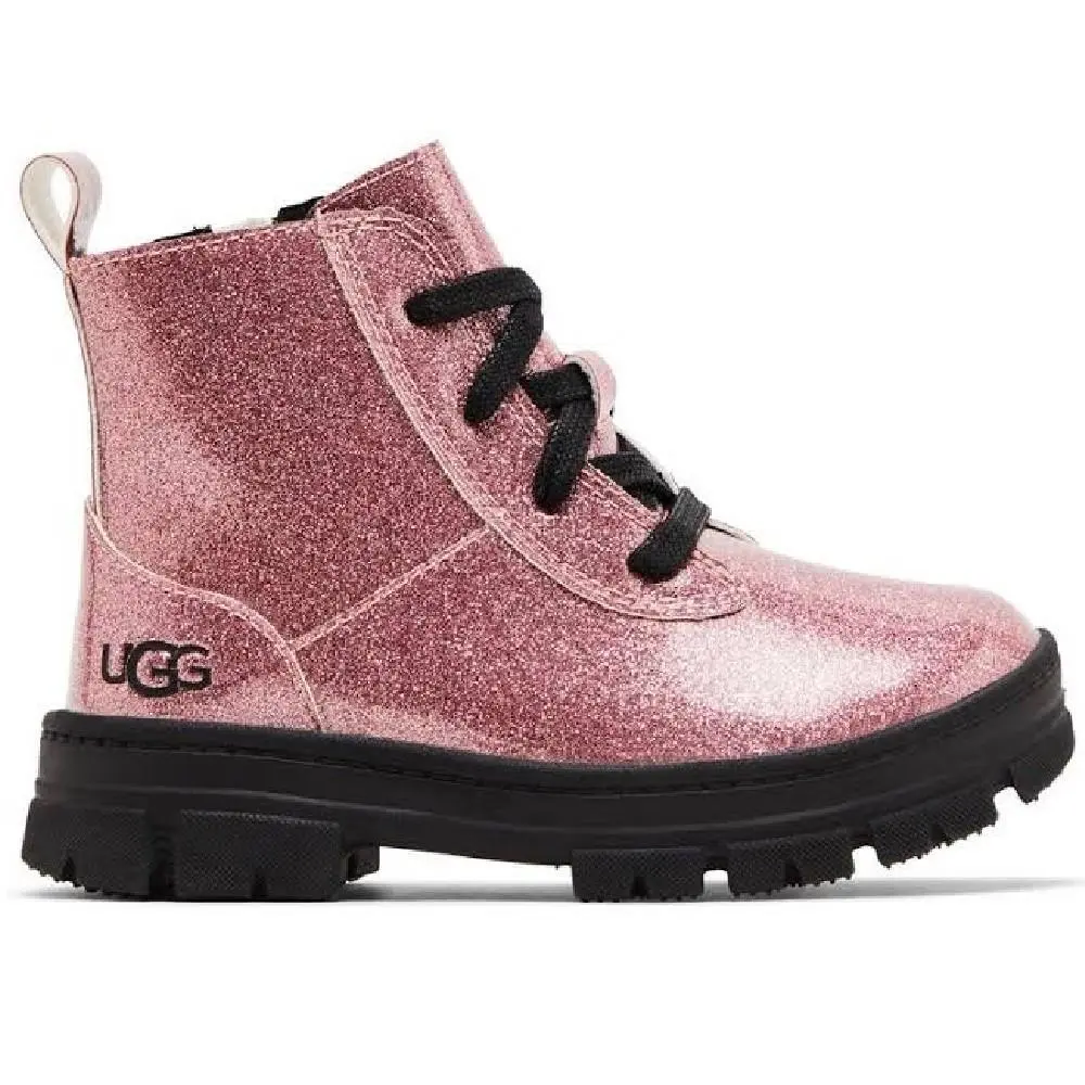 Big Kid`s and Little Kid`s Ugg Ashton Lace Up Glitter Glitter Pink