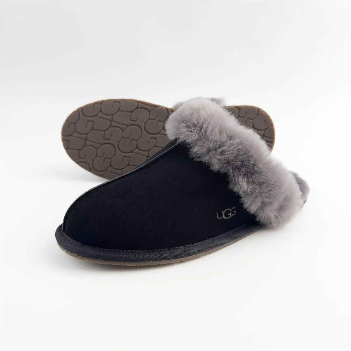 UGG shoes - UGG Scuffette II - Scuffette - Black/Grey 5