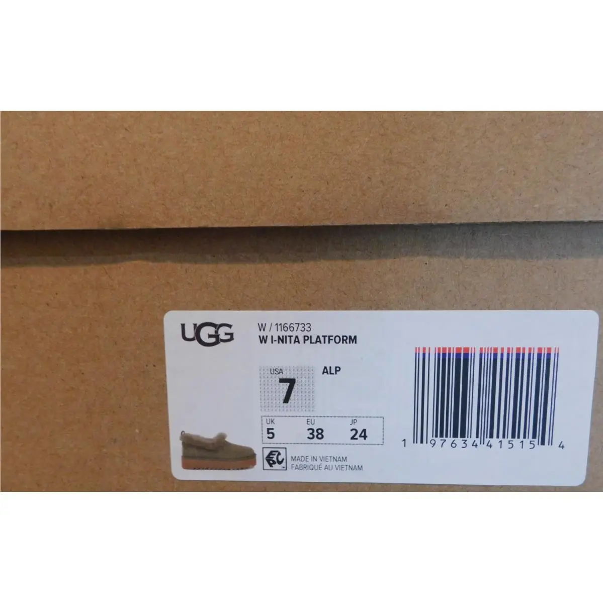 UGG shoes - UGG Nita Platform - Nita Platform - 1166733 - Antilope (UPC: 197634415154) 4