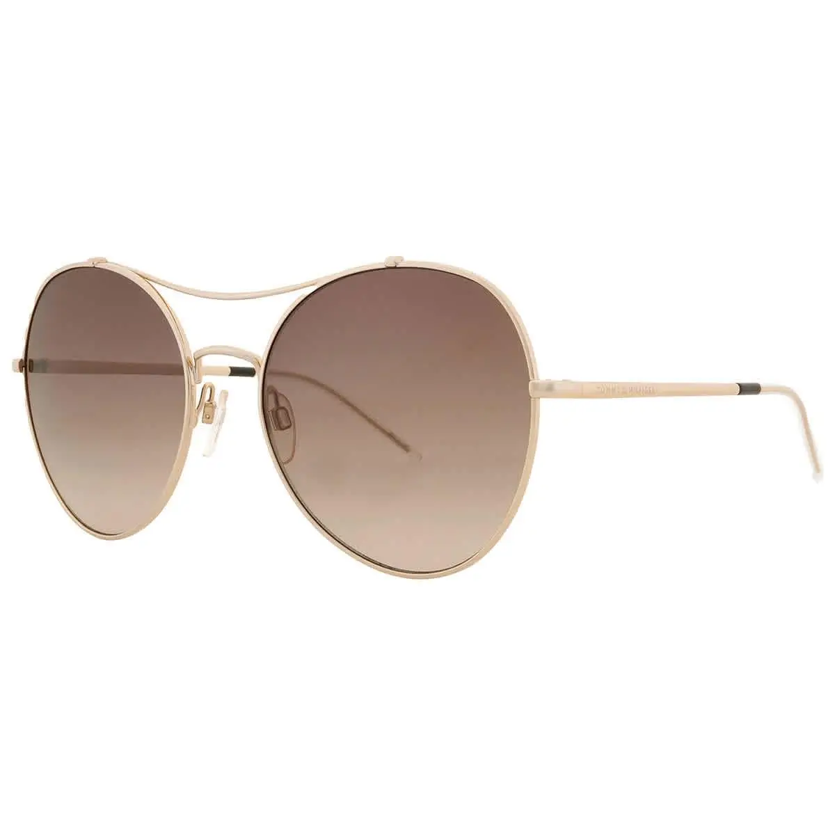 Tommy Hilfiger Brown Gradient Pilot Ladies Sunglasses TH 1668/S 001Q/HA 59