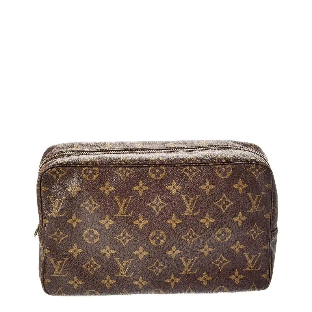 Louis Vuitton Brown Monogram Canvas Trousse Toilette 28 Pre-loved