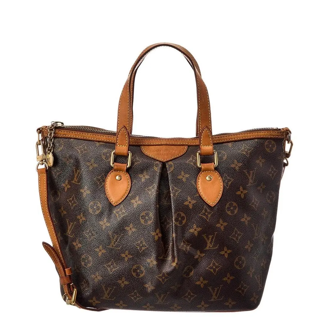 Louis Vuitton Brown Monogram Canvas Palermo Pm Pre-loved Women`s