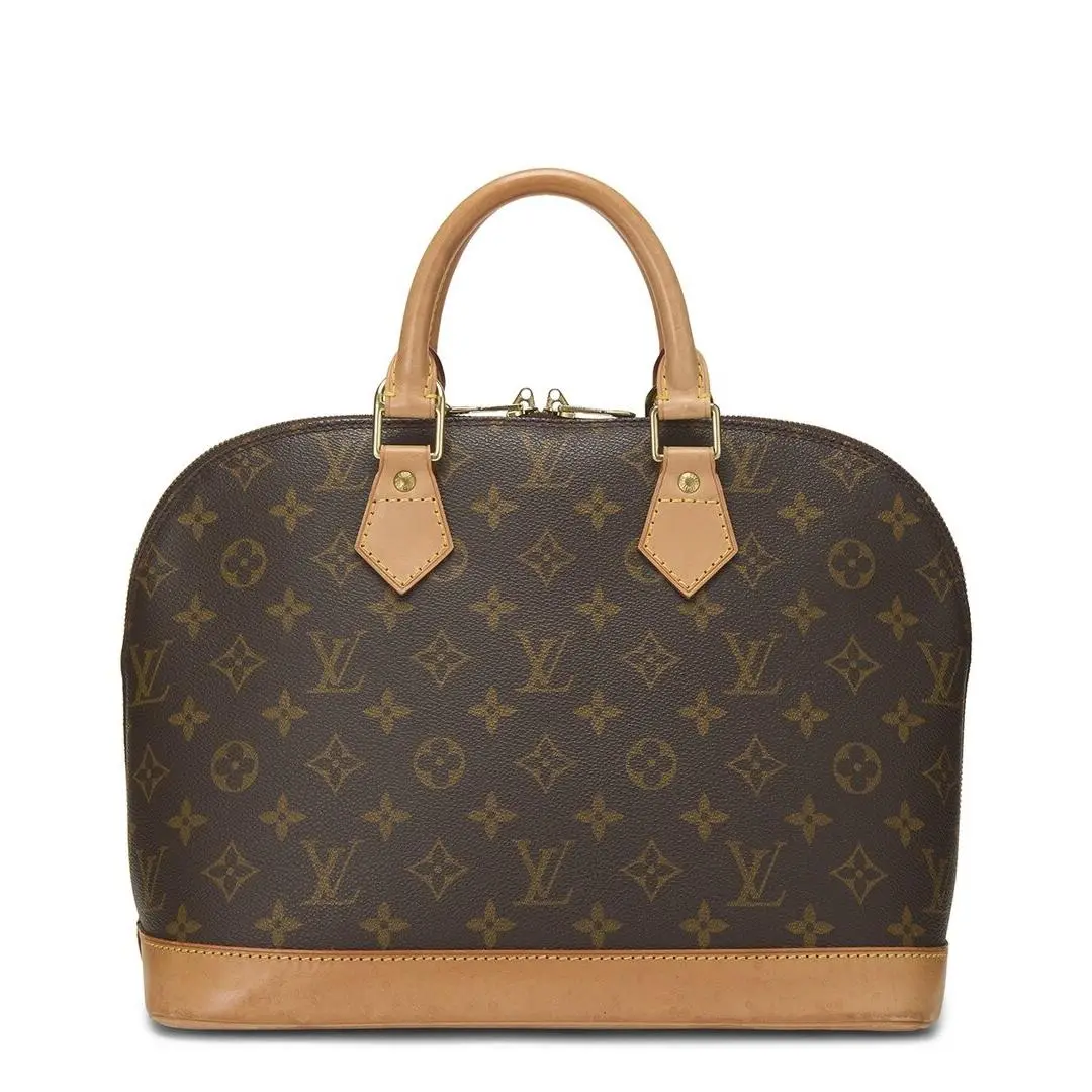 Louis Vuitton Brown Monogram Coated Canvas Alma Pm Pre-loved Women`s