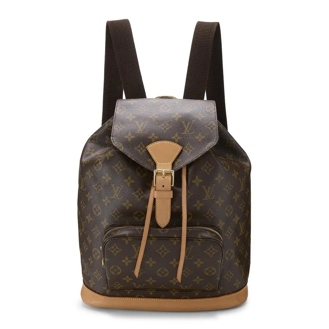 Louis Vuitton Brown Monogram Coated Canvas Montsouris Gm Pre-loved