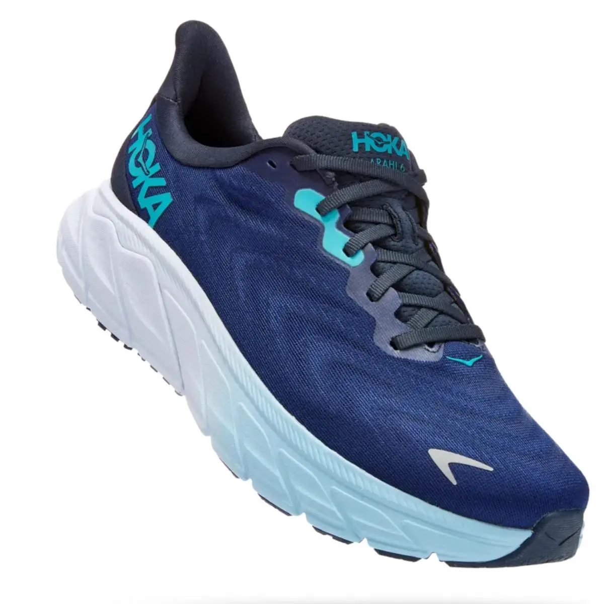 Hoka Men`s Arahi 6 Everyday Running 12 US Outer Space/ Bellwether Blue Rare