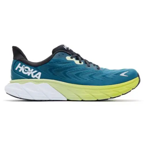 Hoka Men`s Arahi 6 Running Shoes 8.5 US Wide Blue Graphite/blue Coral-rare