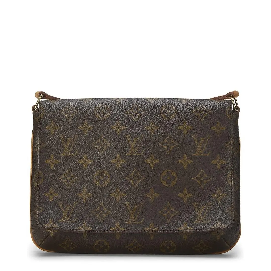 Louis Vuitton Brown Monogram Coated Canvas Musettetango Pre-loved