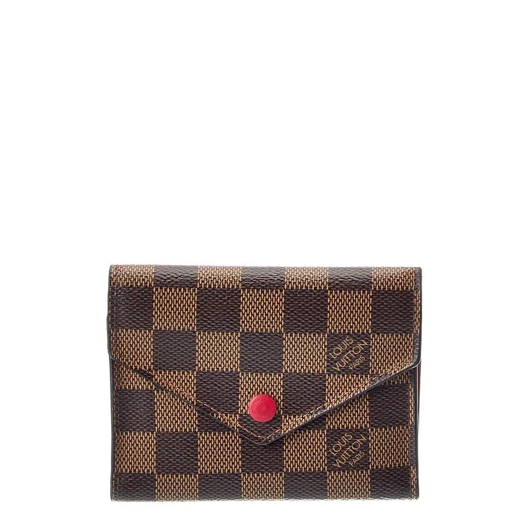 Louis Vuitton Brown Monogram Coated Canvas Victorine Wallet