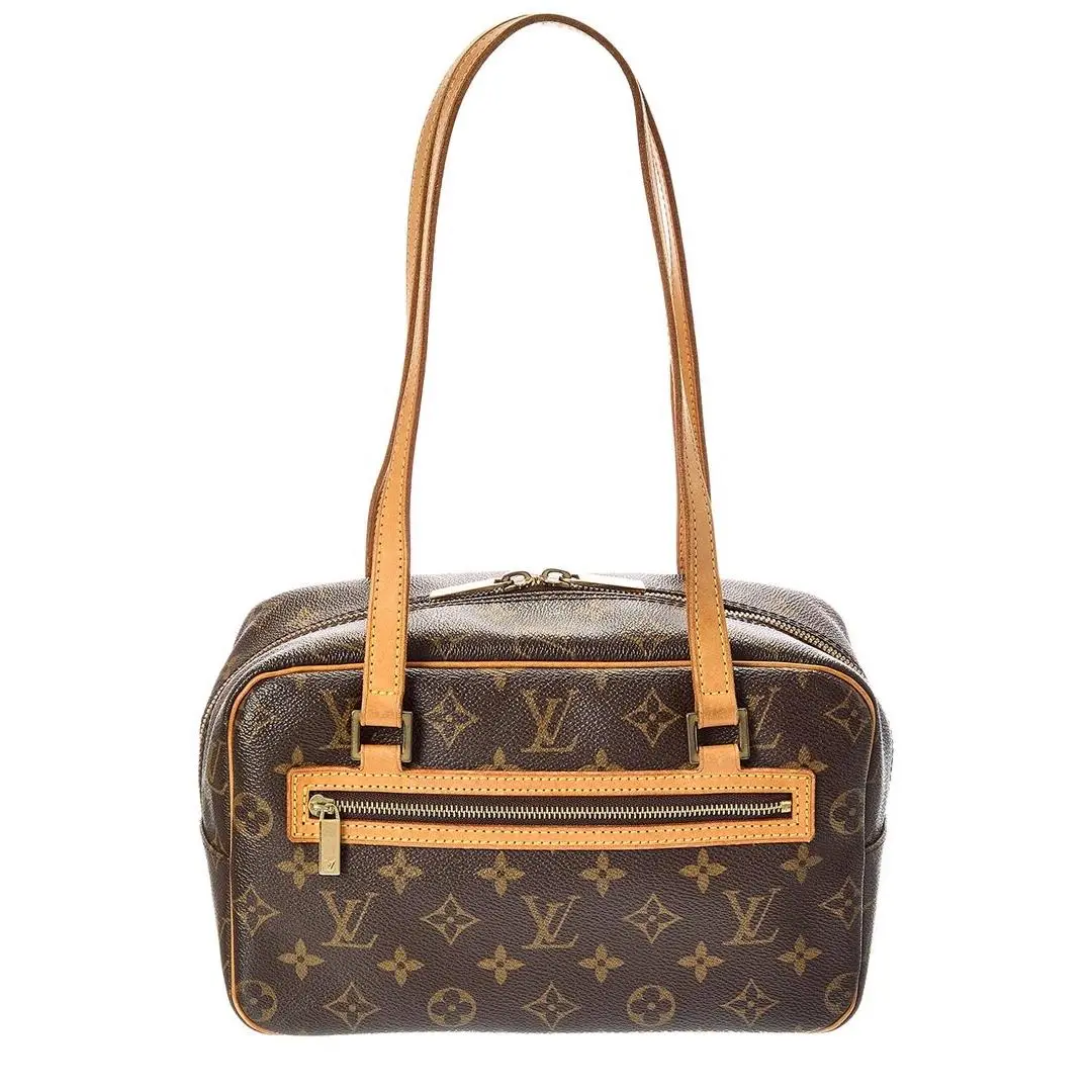 Louis Vuitton Brown Monogram Canvas Cite Mm Pre-loved Women`s