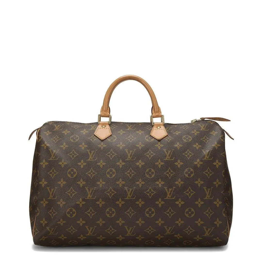 Louis Vuitton Brown Monogram Coated Canvas Speedy40 Pre-loved