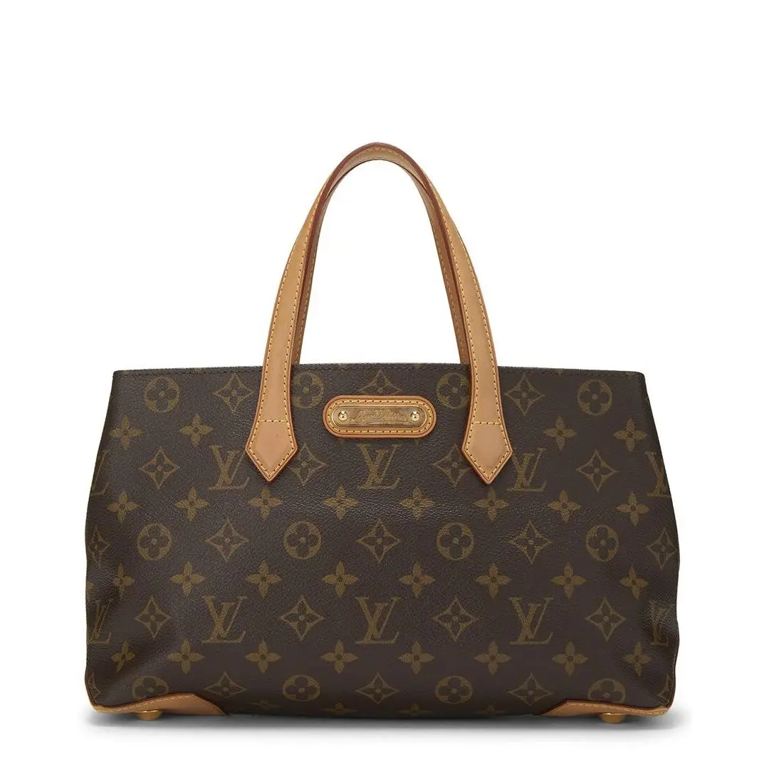 Louis Vuitton Brown Monogram Coated Canvas Wilshire Pm Pre-loved