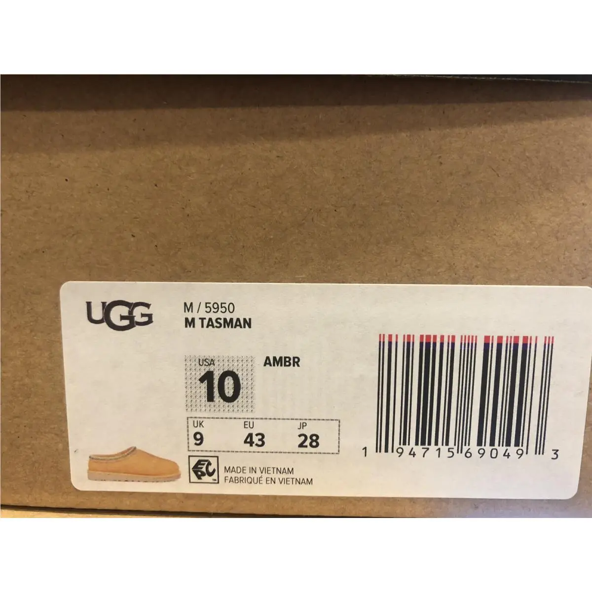 UGG shoes - UGG Tasman - Tasman - Amber (UPC: 194715690493) 3