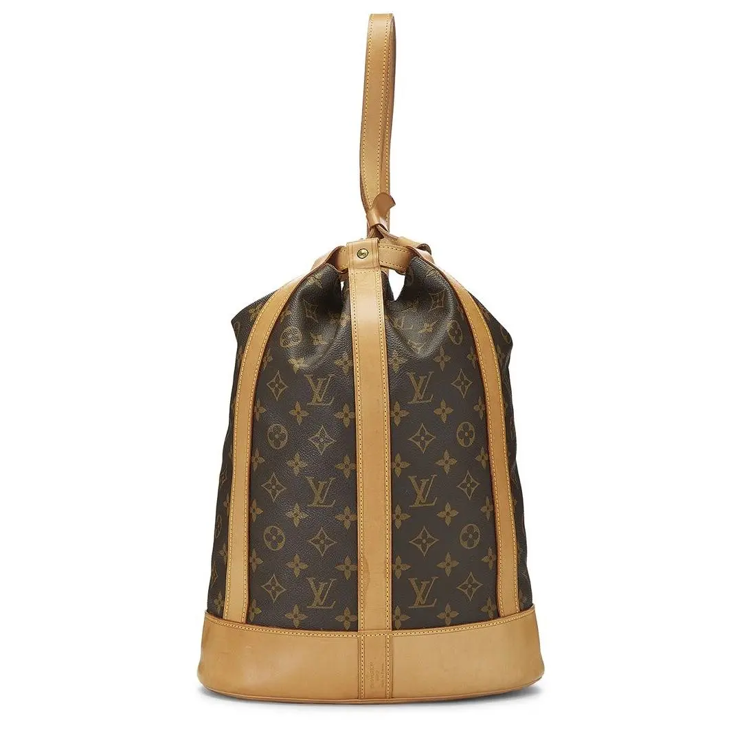 Louis Vuitton Brown Monogram Coated Canvas Randonnee Pm Pre-loved