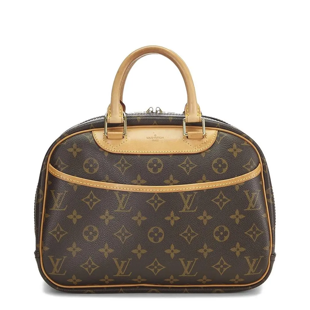 Louis Vuitton Brown Monogram Coated Canvas Trouville Pre-loved