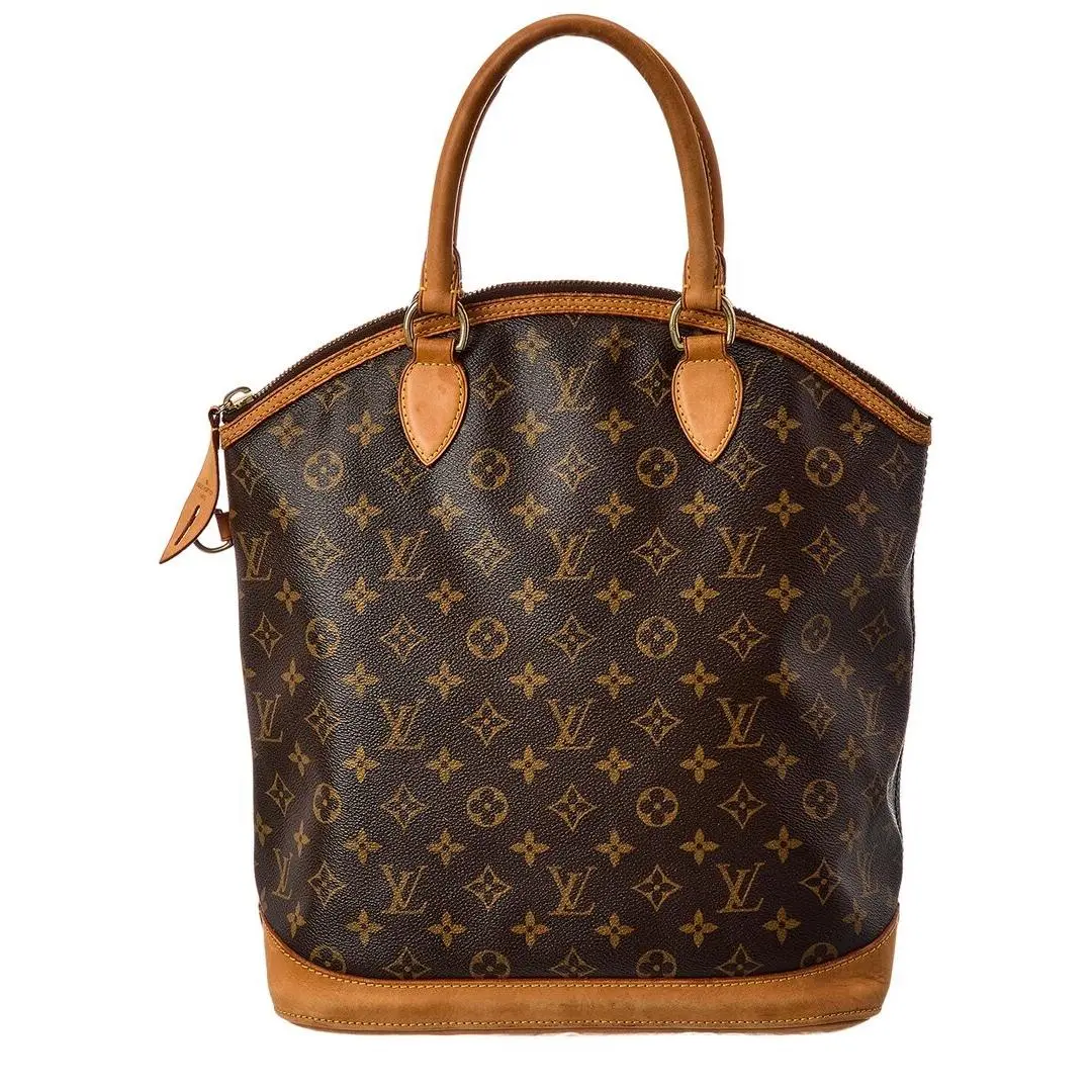 Louis Vuitton Brown Monogram Canvas Lockit Vertical Bag Pre-loved