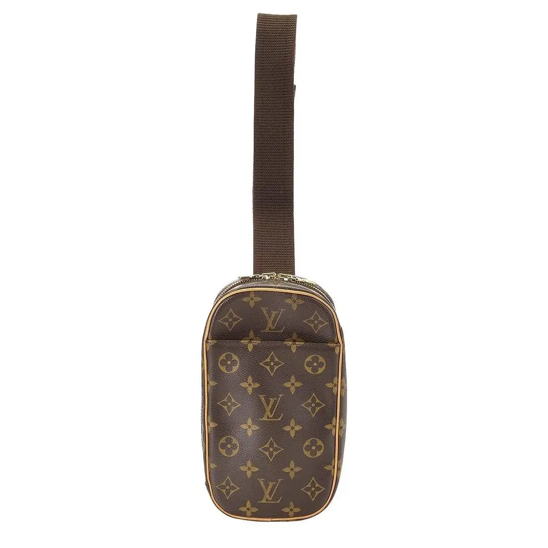 Louis Vuitton Brown Monogram Coated Canvas Pochette Gange Pre-loved