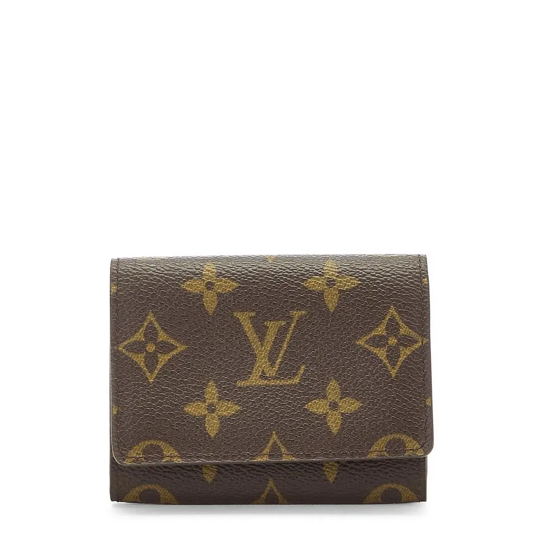 Louis Vuitton Brown Monogram Coated Canvas Business Card Holder
