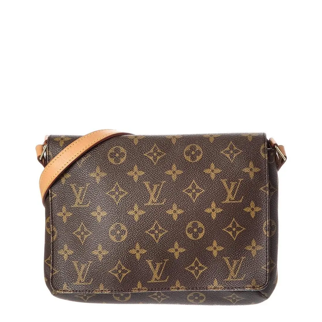Louis Vuitton Brown Monogram Canvas Musette Tango Short Strap