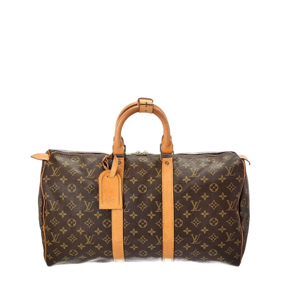 Louis Vuitton Brown Monogram Canvas Keepall 45 Mss Pre-loved