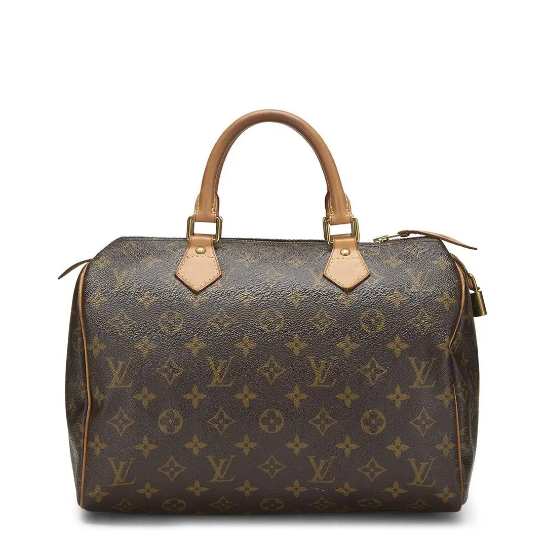 Louis Vuitton Brown Monogram Coated Canvas Speedy 30 Pre-loved